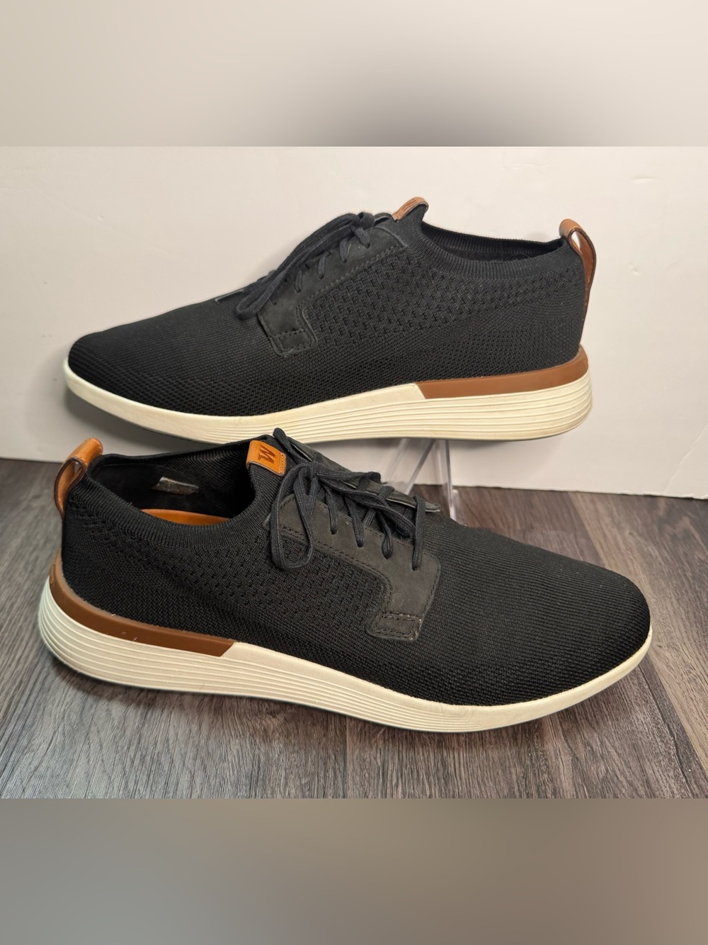 🔥Wolf & Shepherd Swiftknit Derby Casual Shoes Black Lace Up, Men’s 12 W10